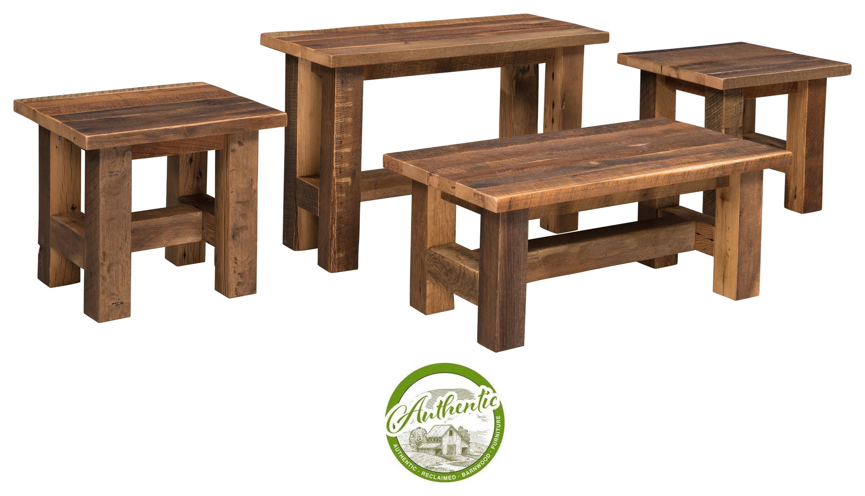 Barnwood end shop tables